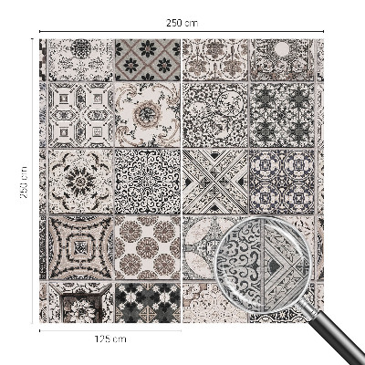 Fototapeta na mieru do spálne Vzory dlaždíc