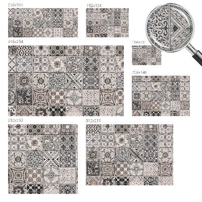 Fototapeta na mieru do spálne Vzory dlaždíc