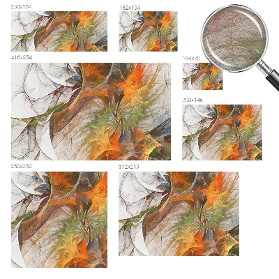 Vliesová tapeta Abstraktný kaleidoskop