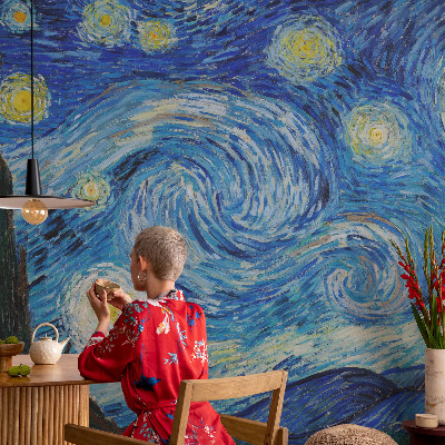 Vliesová fototapeta do spálne Nočná obloha