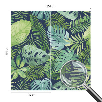 Fotografická tapeta vliesová Tropické listy