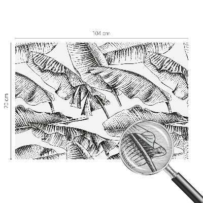 Fotografická tapeta na vliese Banánové listy