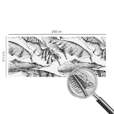 Fotografická tapeta na vliese Banánové listy