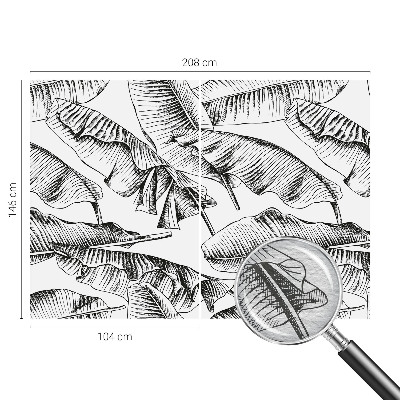 Fotografická tapeta na vliese Banánové listy