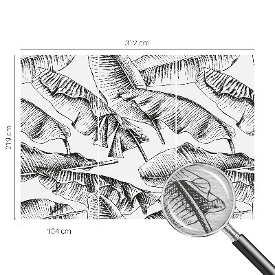 Fotografická tapeta na vliese Banánové listy
