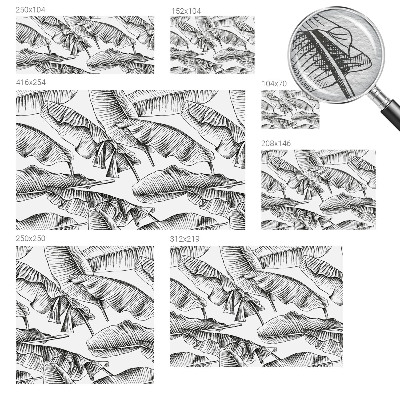 Fotografická tapeta na vliese Banánové listy