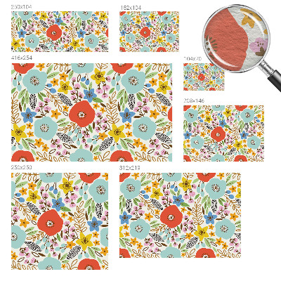 Vliesová fototapeta s potlačou Kvetinový vzor