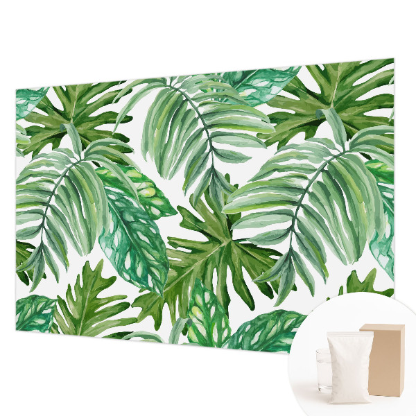 Dekoratívna fototapeta na stenu Exotické listy