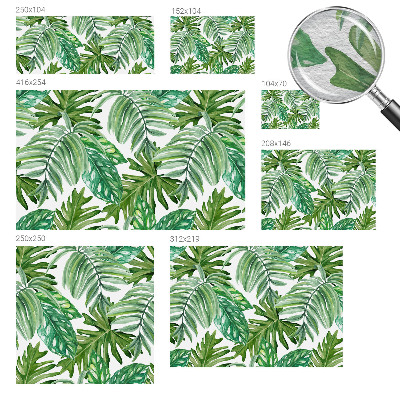 Dekoratívna fototapeta na stenu Exotické listy