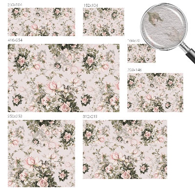 Moderná fototapeta Kvetinový vzor