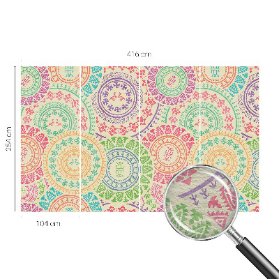 Fototapeta na mieru do obývačky Farebné mandaly