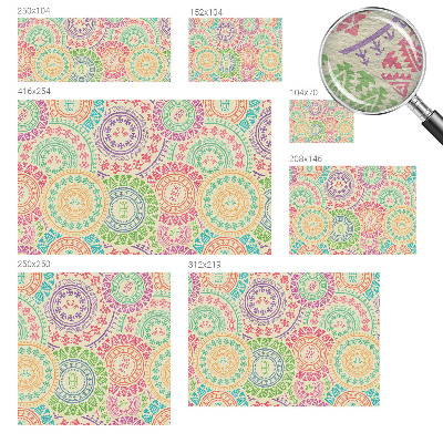 Fototapeta na mieru do obývačky Farebné mandaly