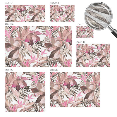 Vliesová fototapeta na stenu Exotické kvety