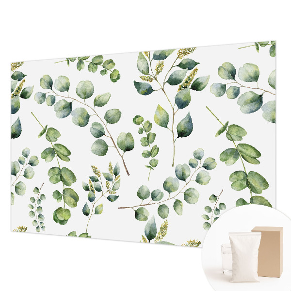 Vliesová tapeta na stenu Zelené listy