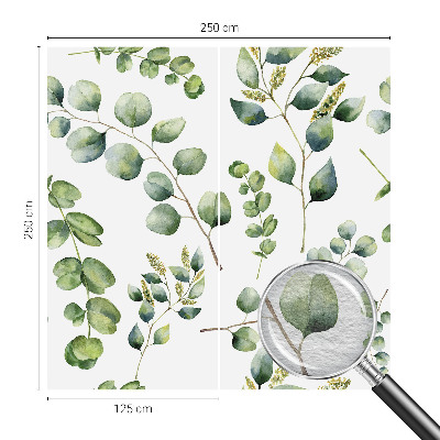 Vliesová tapeta na stenu Zelené listy