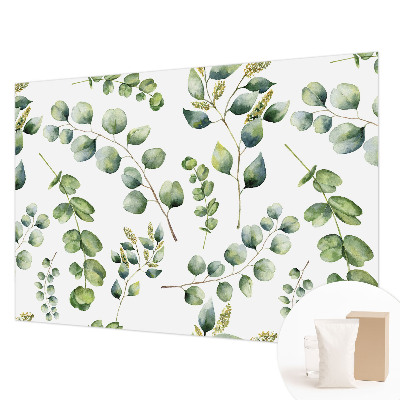 Vliesová tapeta na stenu Zelené listy