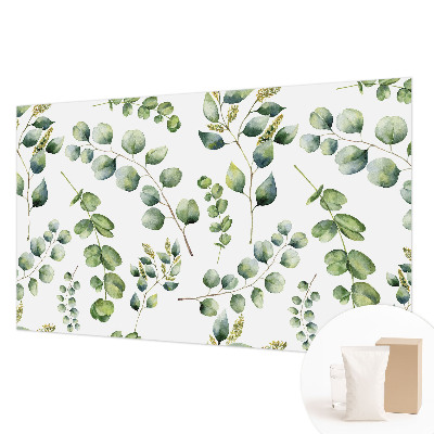 Vliesová tapeta na stenu Zelené listy