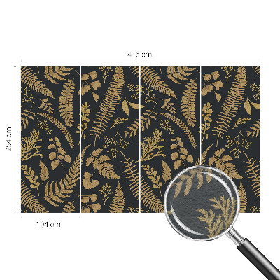 Fotografická tapeta vliesová Botanické listy