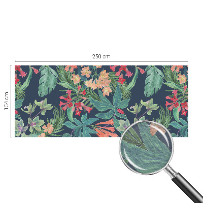 Vliesová fototapeta pre deti Tropické kvety