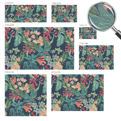 Vliesová fototapeta pre deti Tropické kvety