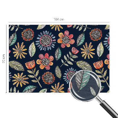 Vliesová fototapeta s potlačou Kvetinová mozaika