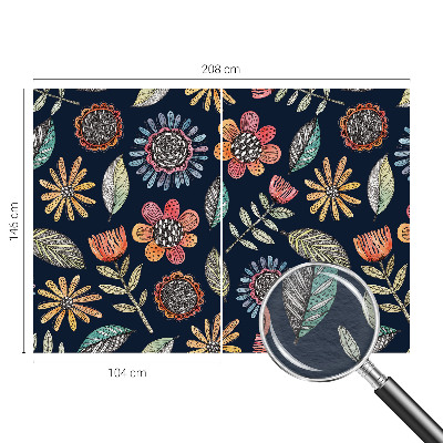 Vliesová fototapeta s potlačou Kvetinová mozaika