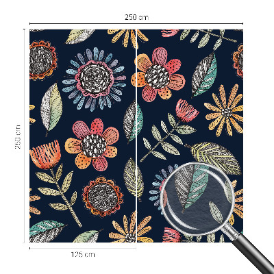 Vliesová fototapeta s potlačou Kvetinová mozaika