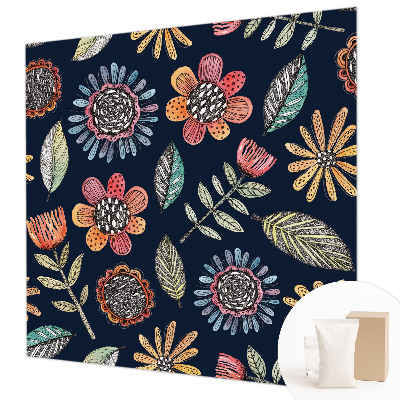 Vliesová fototapeta s potlačou Kvetinová mozaika