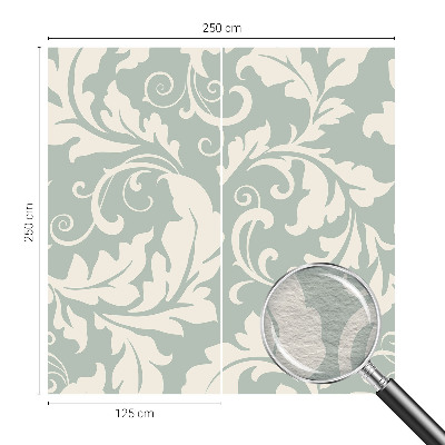 Dekoratívna fototapeta na stenu Dekoratívne listy