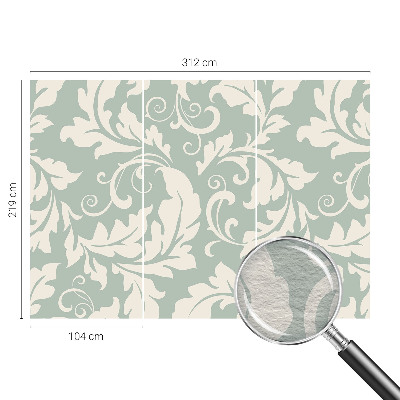 Dekoratívna fototapeta na stenu Dekoratívne listy