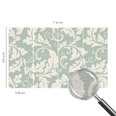 Dekoratívna fototapeta na stenu Dekoratívne listy