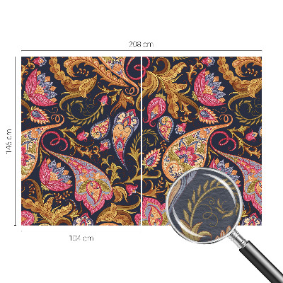 Fototapeta na mieru do obývačky Farebný paisley vzor