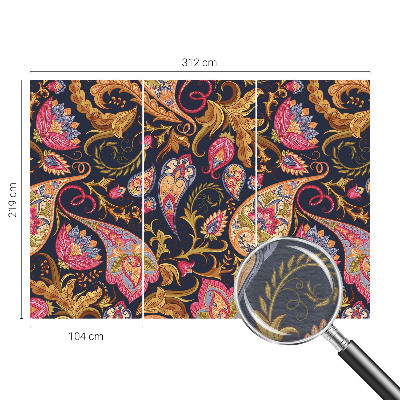 Fototapeta na mieru do obývačky Farebný paisley vzor