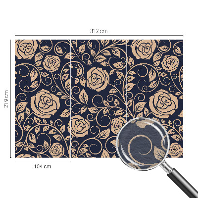 Luxusná tapeta Romantické kvety