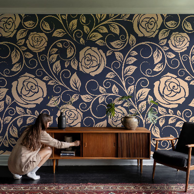 Luxusná tapeta Romantické kvety