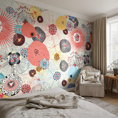 Fototapeta na stenu Farebné kvety