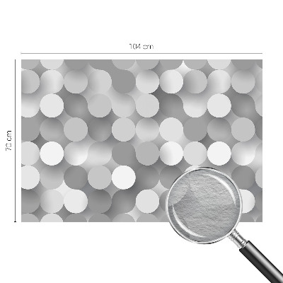 Vliesová tapeta Sivé kruhy