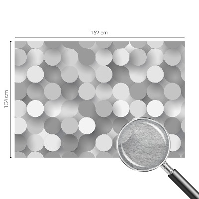 Vliesová tapeta Sivé kruhy