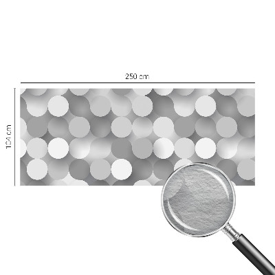 Vliesová tapeta Sivé kruhy