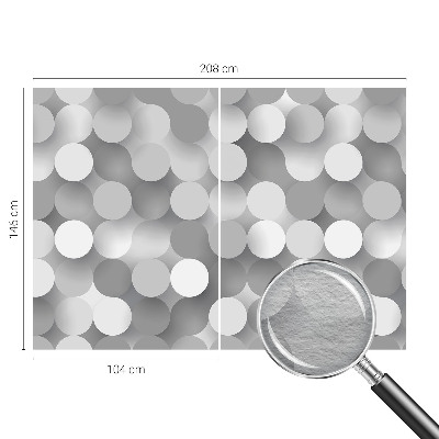 Vliesová tapeta Sivé kruhy