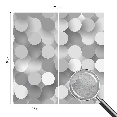 Vliesová tapeta Sivé kruhy