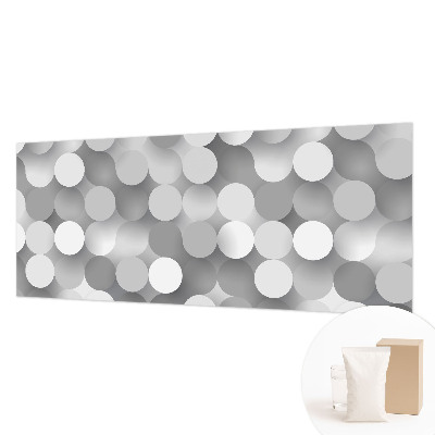 Vliesová tapeta Sivé kruhy