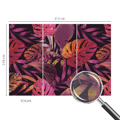 Fototapeta na mieru Exotické listy