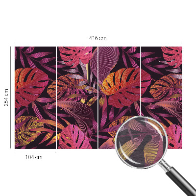 Fototapeta na mieru Exotické listy