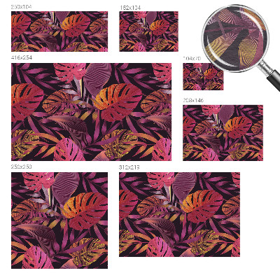 Fototapeta na mieru Exotické listy