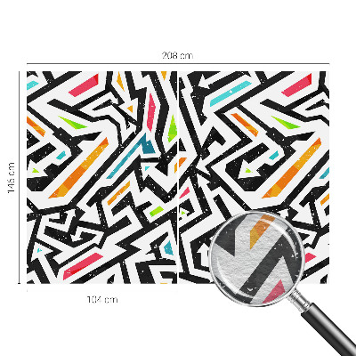 Vliesová tapeta na stenu Abstraktná mozaika