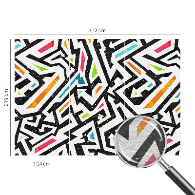 Vliesová tapeta na stenu Abstraktná mozaika