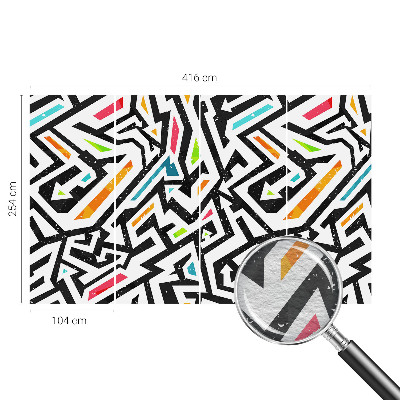 Vliesová tapeta na stenu Abstraktná mozaika