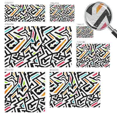 Vliesová tapeta na stenu Abstraktná mozaika