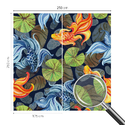 Fototapeta s potlačou na vliese Vzory rýb